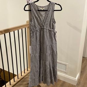 Max Studio Gingham Midi Dress